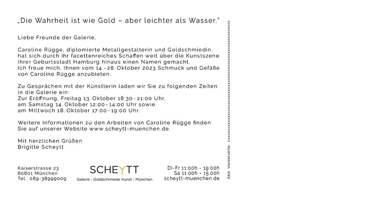 Galeriewerkstatt Rügge - Aktuelles